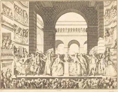 Couronnement de Voltaire (The Crowning of Voltaire)
