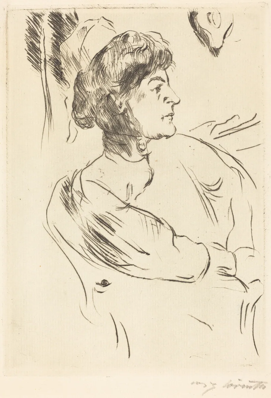 Krankenschwester (Nurse) by Lovis Corinth