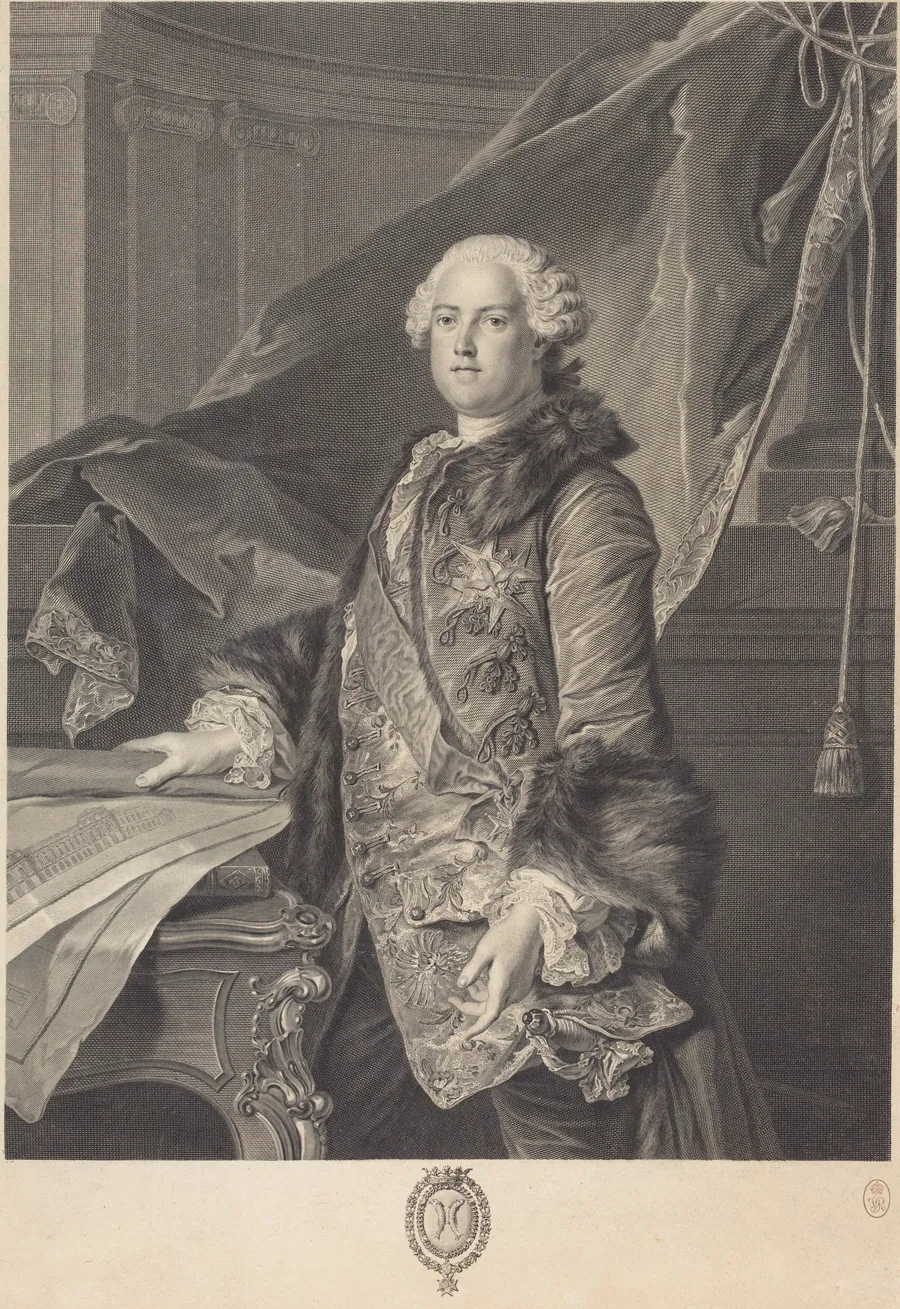 Marquis de Marigny by Johann Georg Wille
