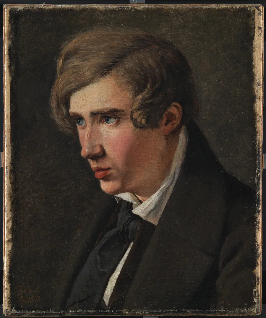 Maleren Thorald Læssøe by Johan Thomas Lundbye