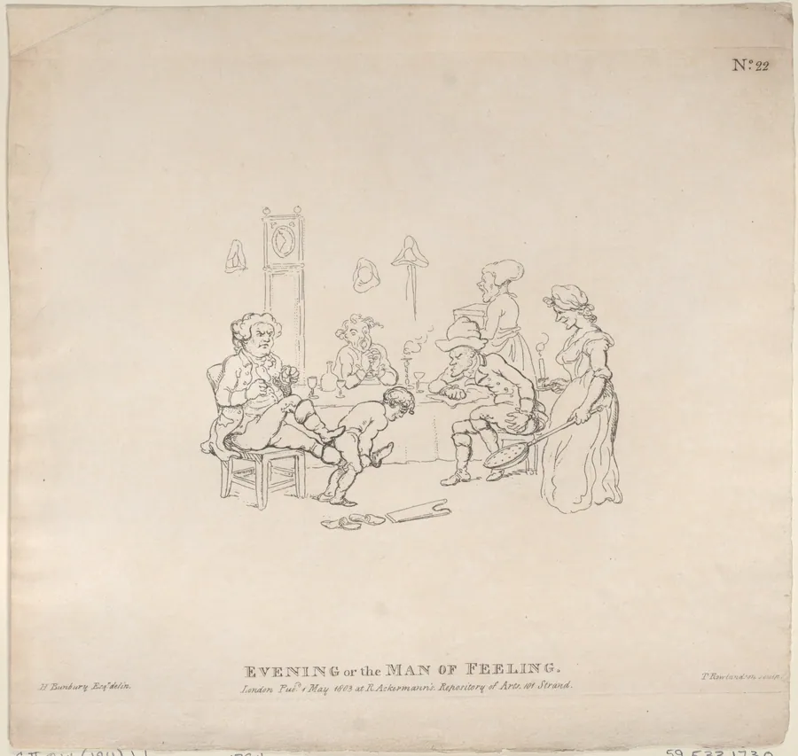 Evening, or, the Man of Feeling by Rudolph Ackermann, London