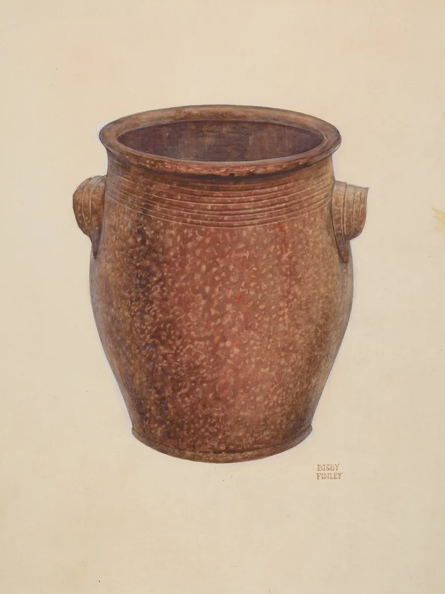 Pottery Jar by Bisby Finley