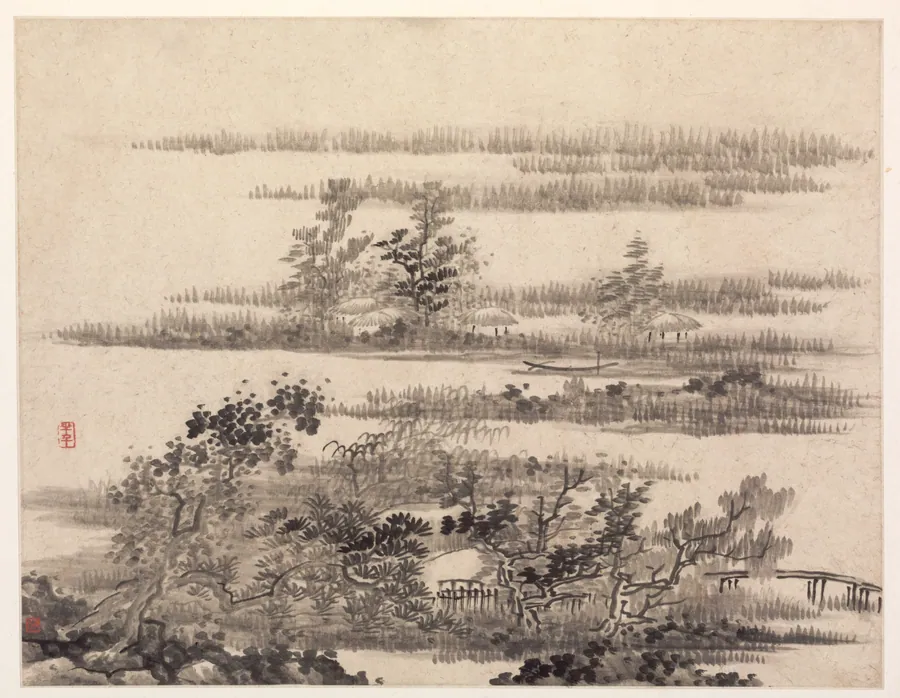 Summer in the Water Country by Gong Xian