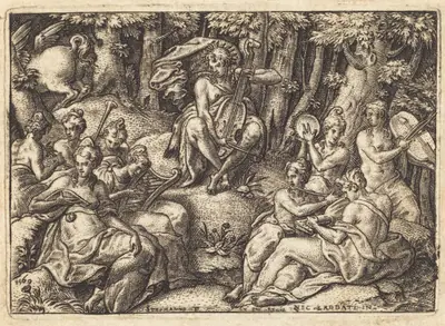 Apollo on Mount Parnassus