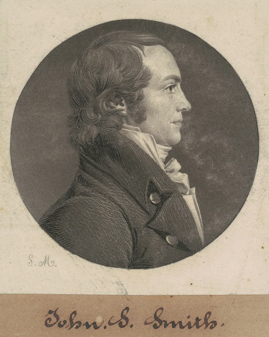 Alexander Smyth by Charles B. J. Févret de Saint-Mémin