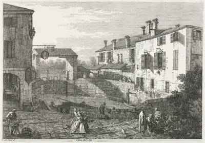 Views:  The Canal Lock at Dolo