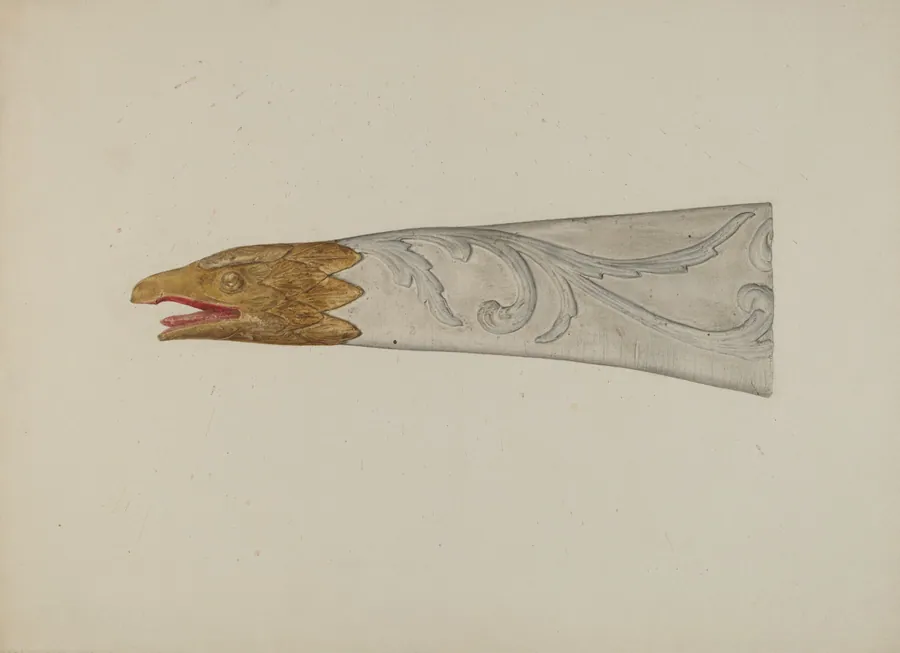 Small Ship's Billet Head by Alfred H. Smith
