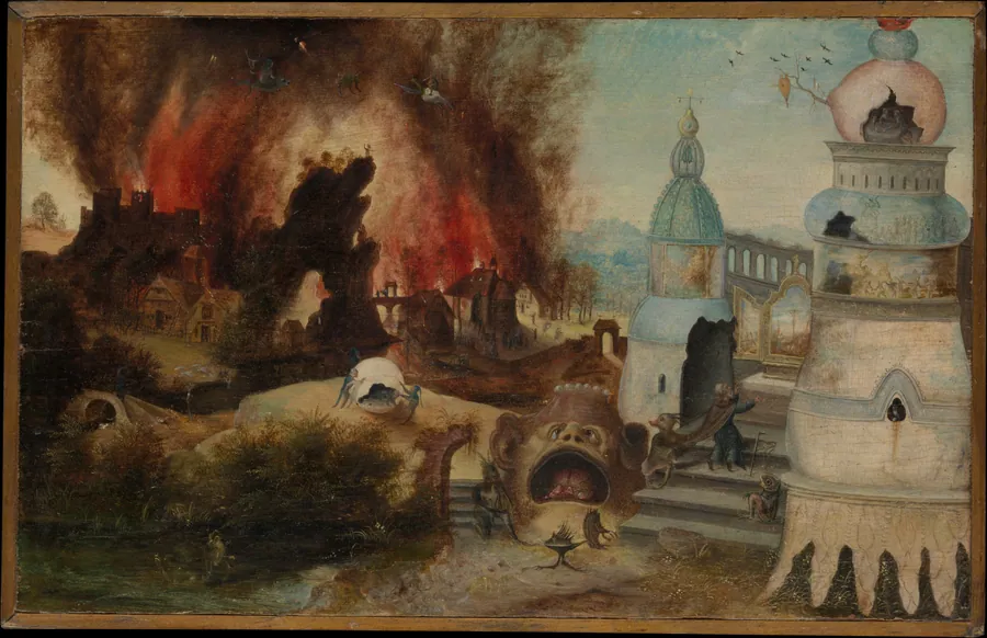 The Temptation of Saint Anthony by Herri met de Bles