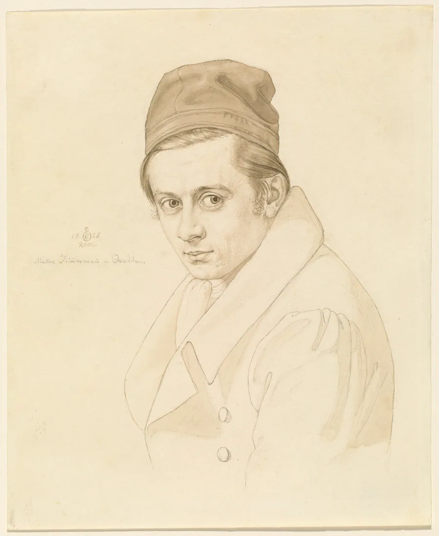 Adolf Zimmermann by Carl Oesterley