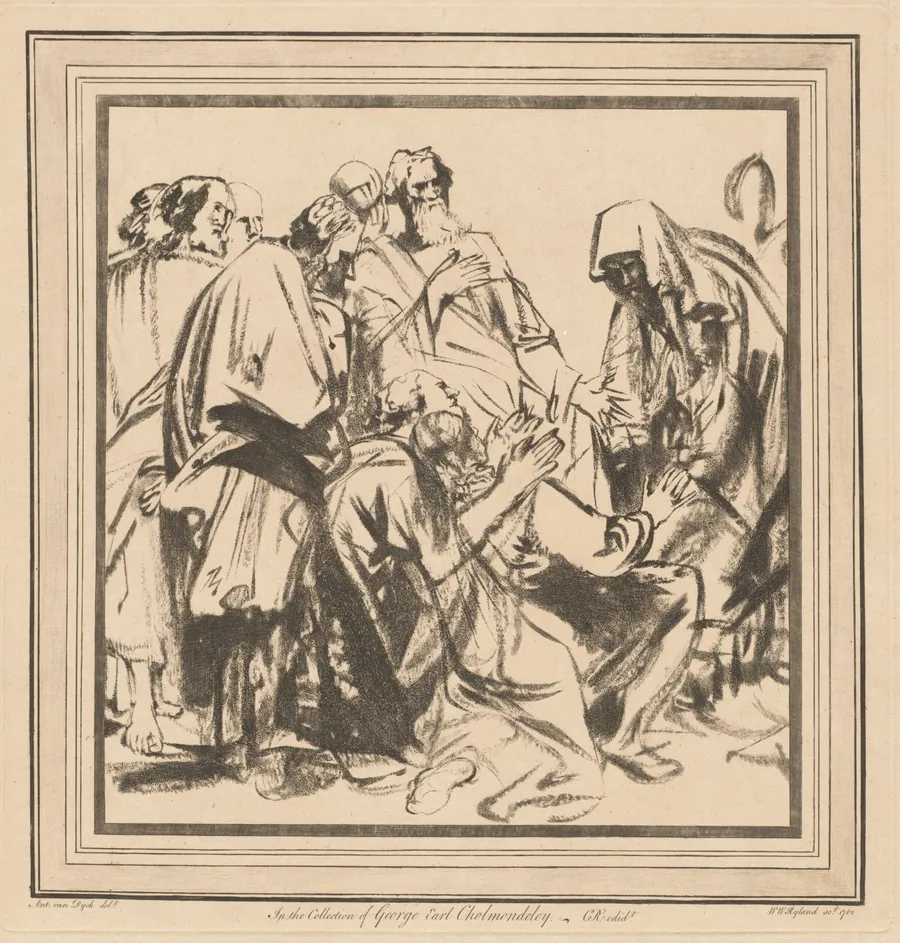 Jacob Persuaded to Send Benjamin with His Brethren into Egypt by William Wynne Ryland