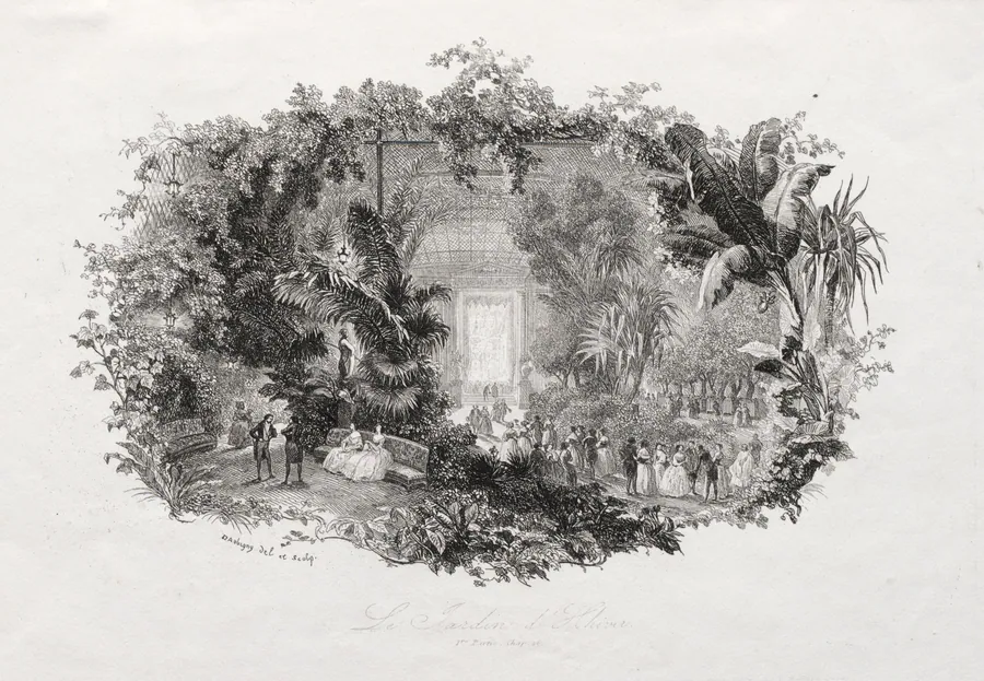 The Winter Garden by Charles François Daubigny