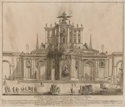 The Seconda Macchina for the Chinea of 1730: The Capitol