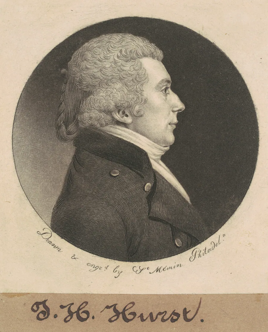 William Hurst by Charles B. J. Févret de Saint-Mémin