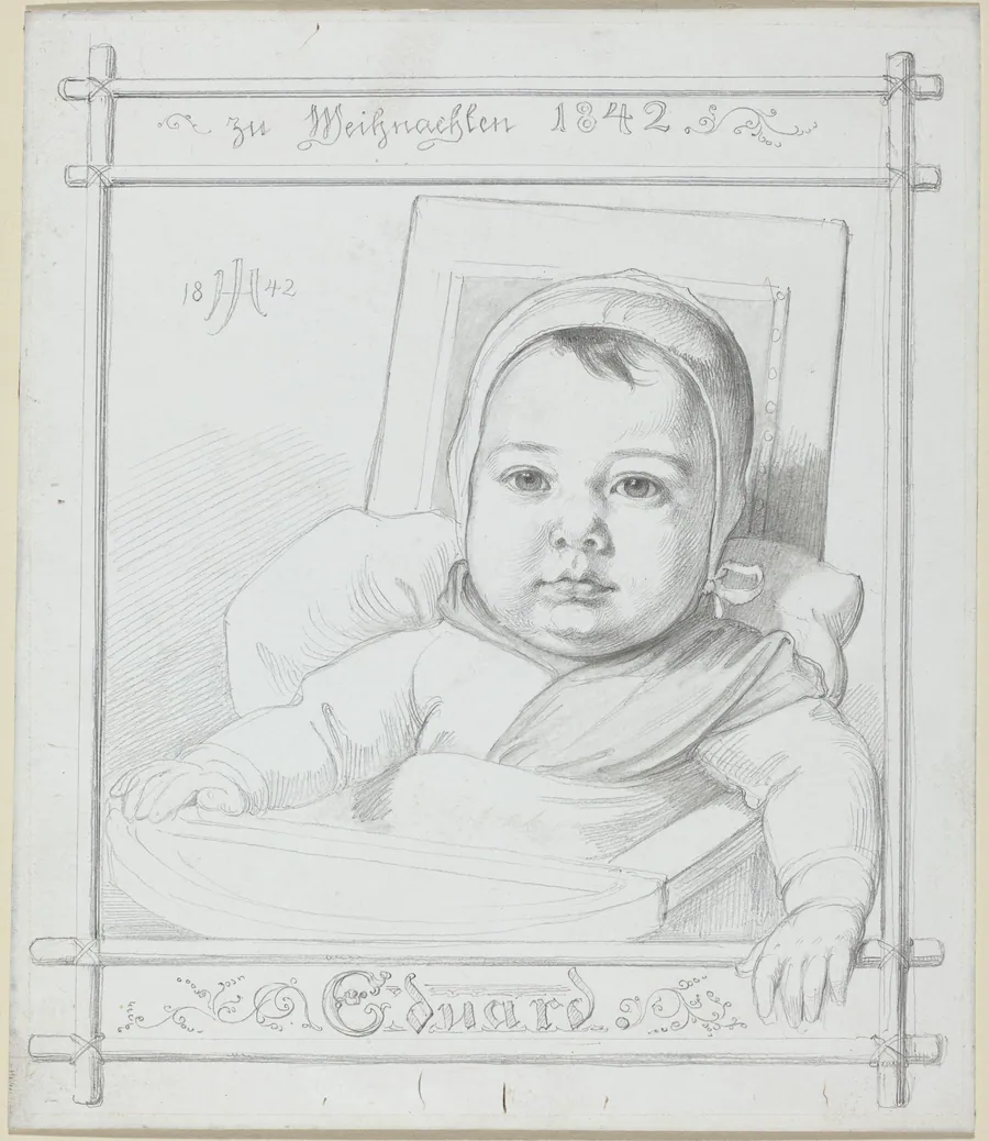 Eduard, the Artist's Infant Son by Julius Hübner