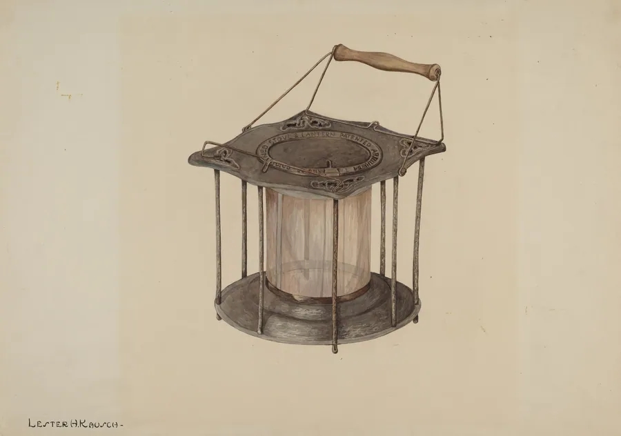 Combined Stove and Lantern by Lester Kausch