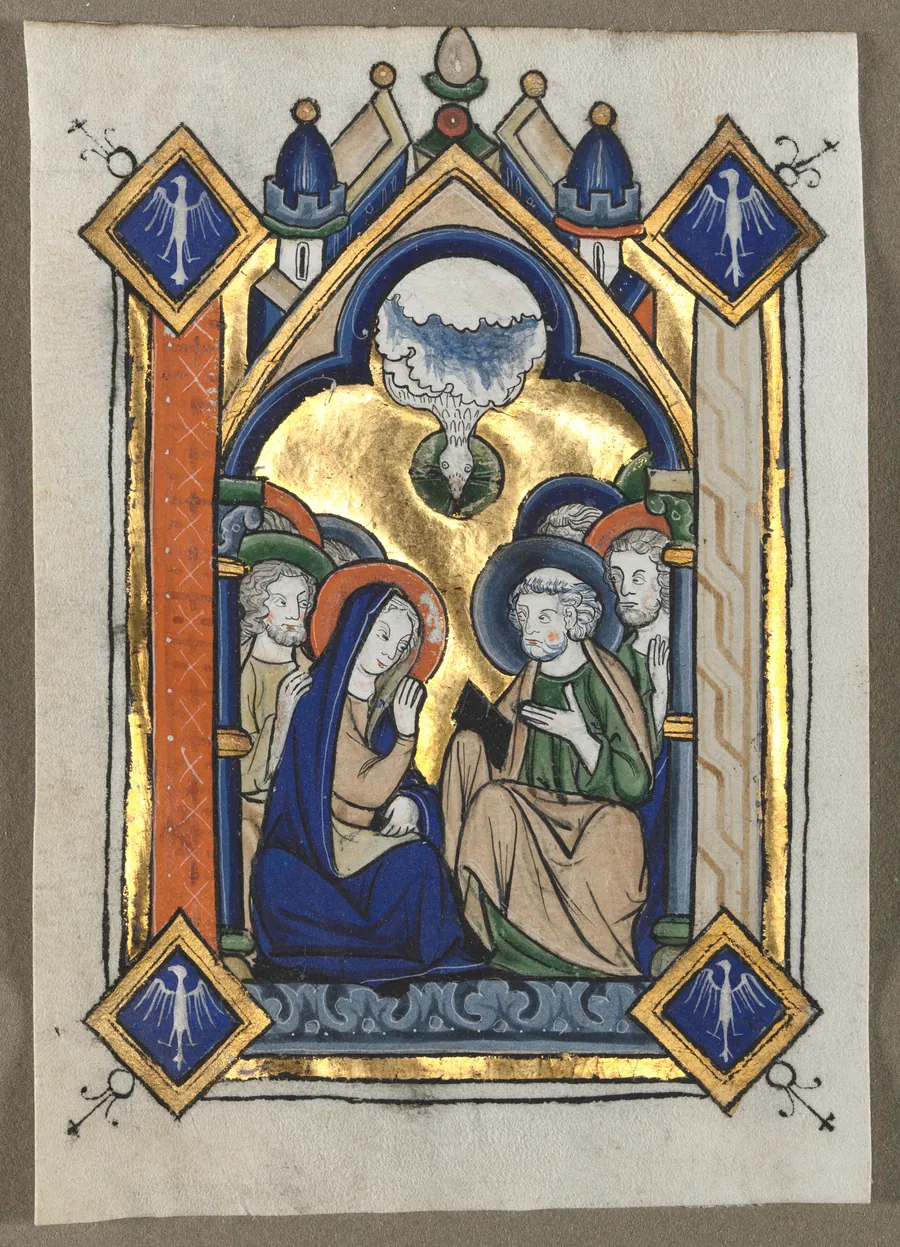 Leaf Excised from a Psalter: The Pentecost