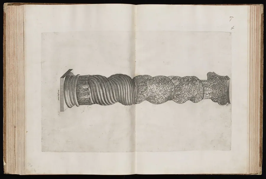 Solomonic Column from Saint Peter's Basilica by Italian 16th Century