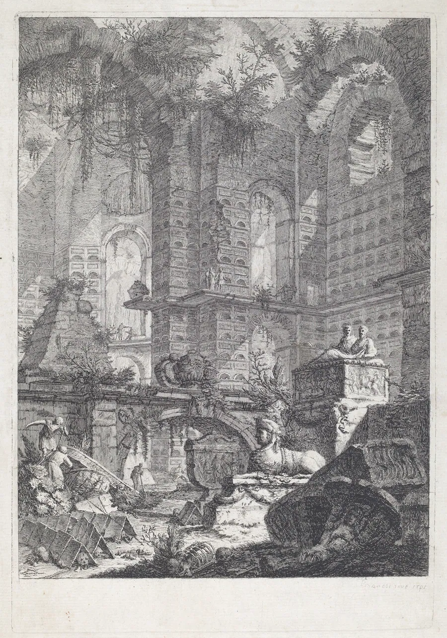 Camera sepolcrale by Giovanni Battista Piranesi