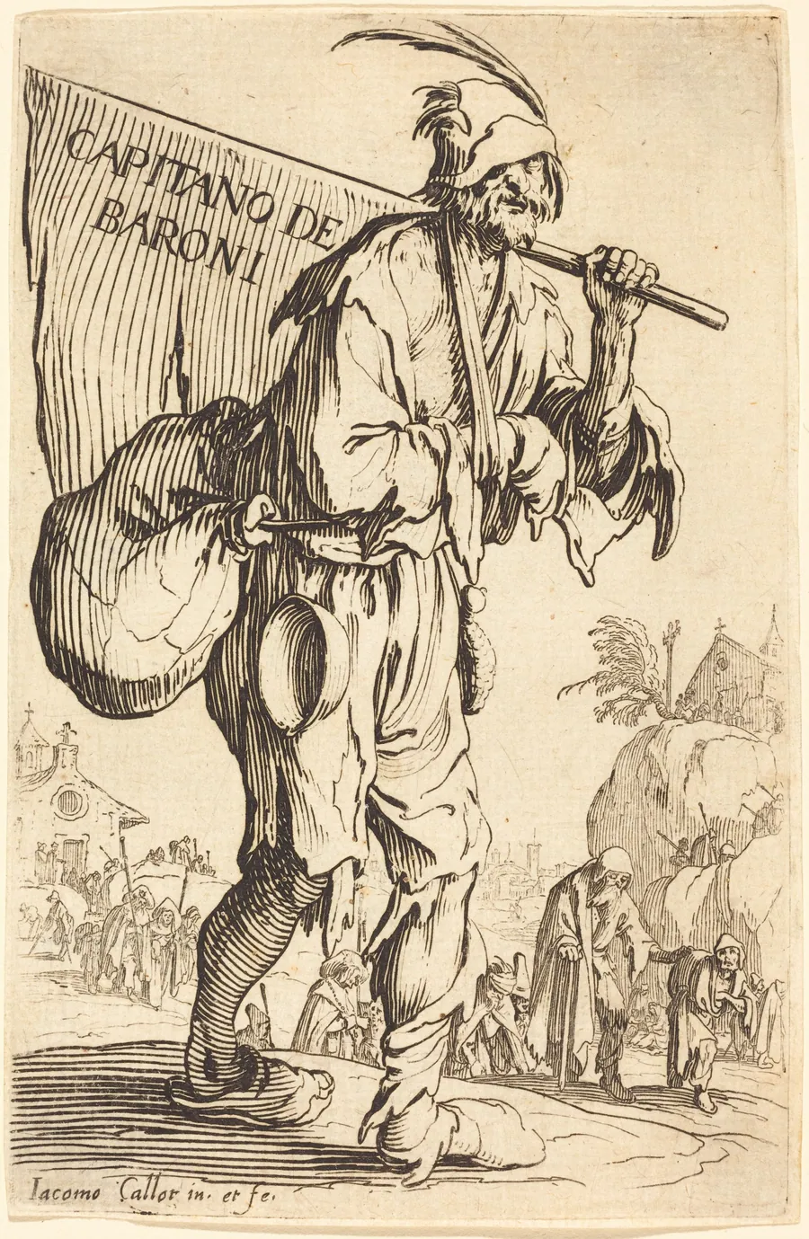 Captain of the Barons by Jacques Callot
