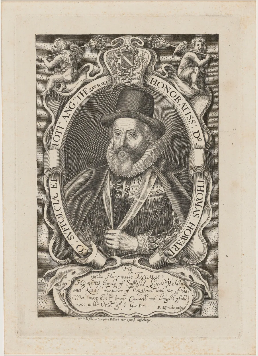 Thomas Howard, First Earl of Suffolk by Renold Elstrack