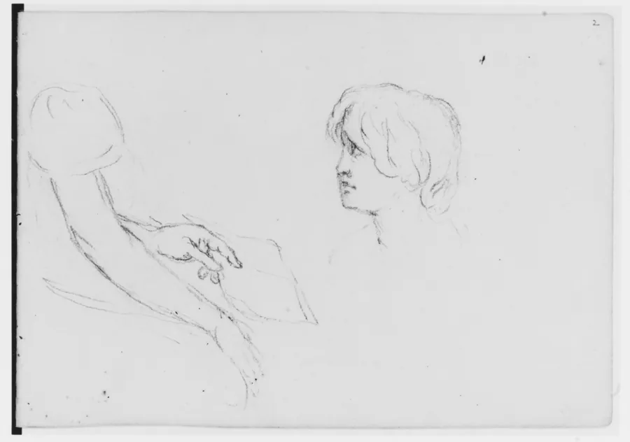 Figure Study (from Sketchbook) by Asher Brown Durand