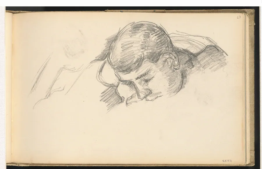 The Artist's Son Reading by Paul Cezanne