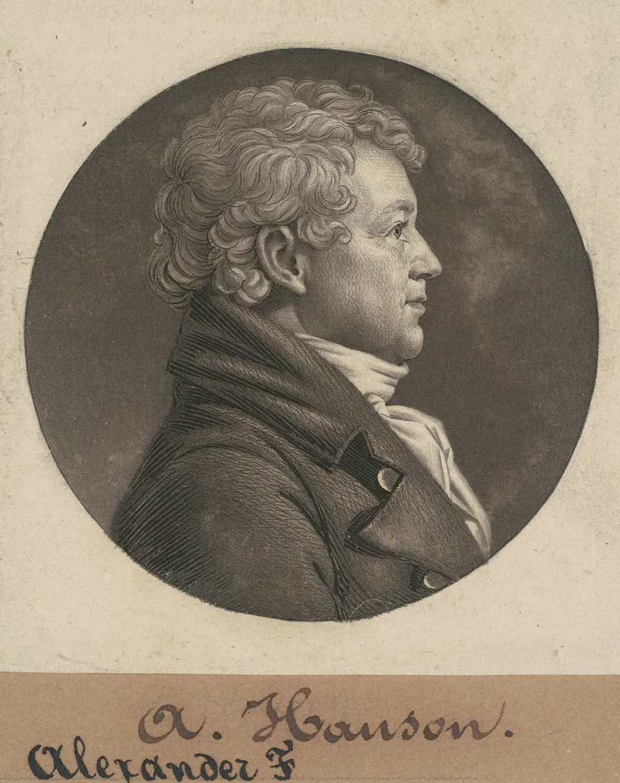 Alexander Contee Hanson by Charles B. J. Févret de Saint-Mémin