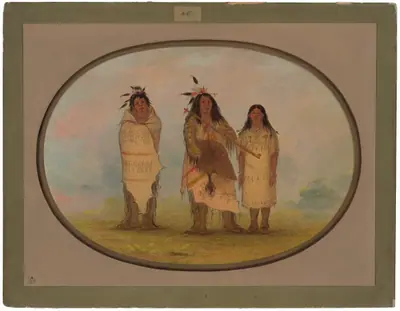 A Cheyenne Chief, His Wife, and a Medicine Man
