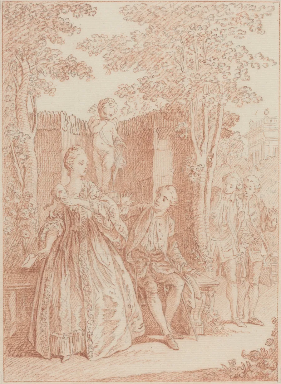 Oui, je la connais Traitre, et je connais ton Coeur by Hubert François Gravelot