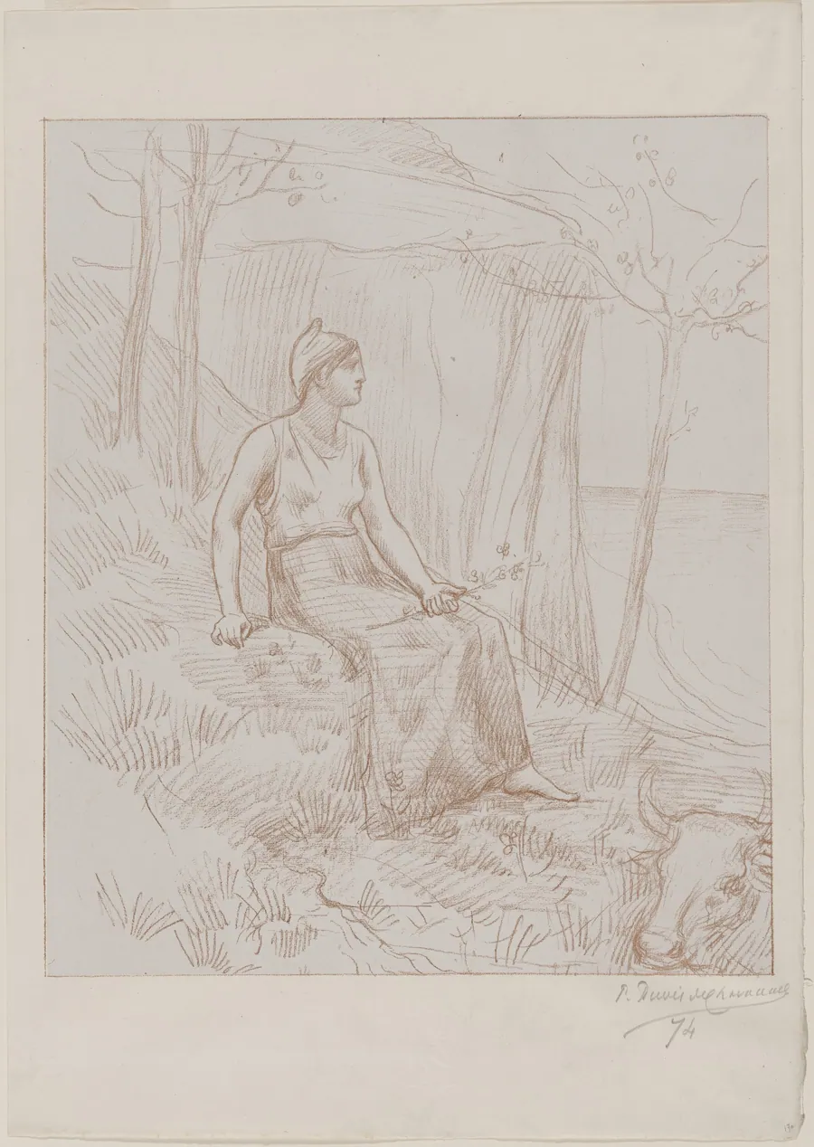 Normandy (La Normandie) by Pierre Puvis de Chavannes