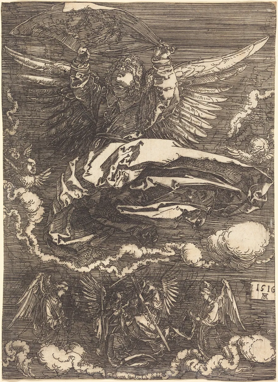 The Sudarium Held by One Angel by Albrecht Dürer