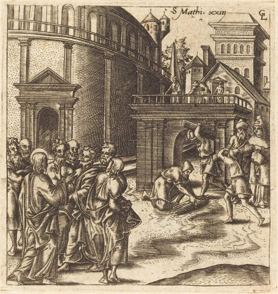 Christ Denounces the Scribes and Pharisees by Léonard Gaultier