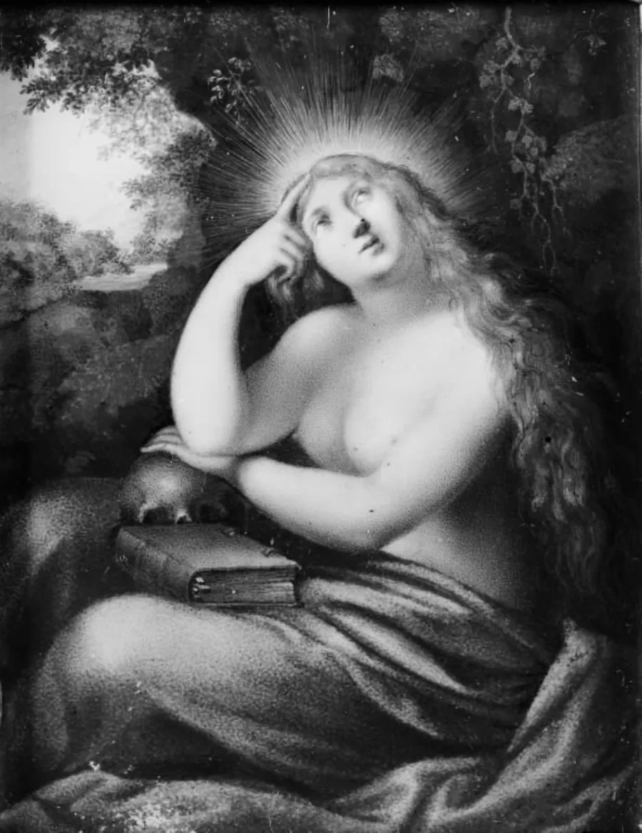 Den bodfærdige Magdalene by Ubekendt