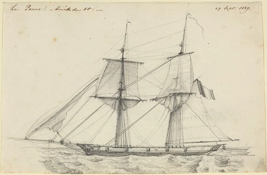 La Panne by Charles Meryon