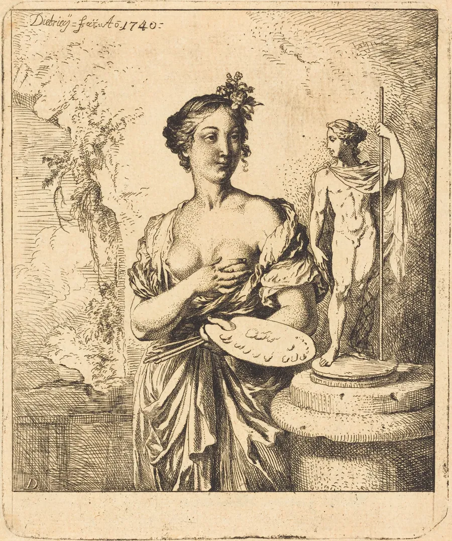 Painting by Christian Wilhelm Ernst Dietrich