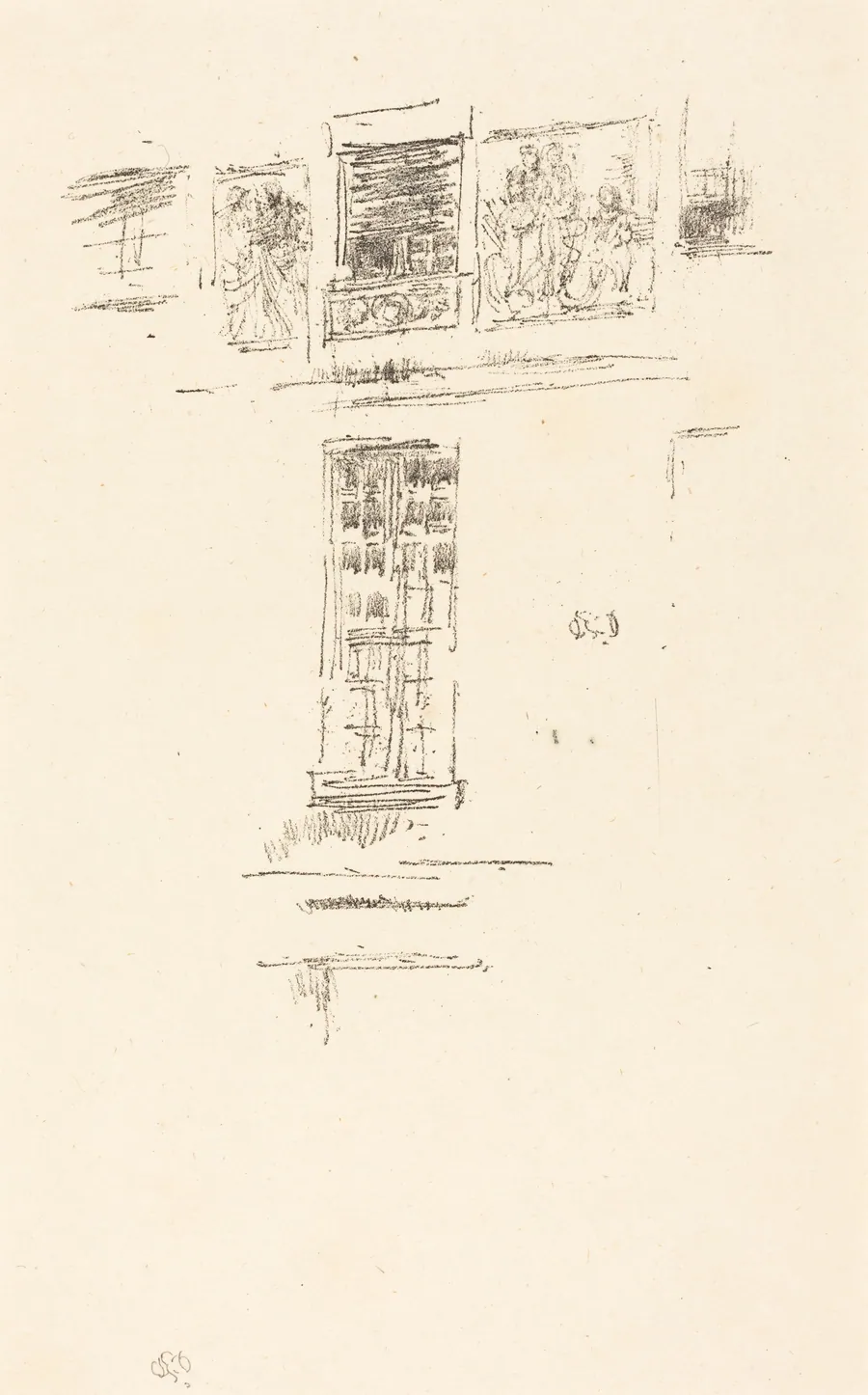 Hôtel Colbert, Windows by James McNeill Whistler