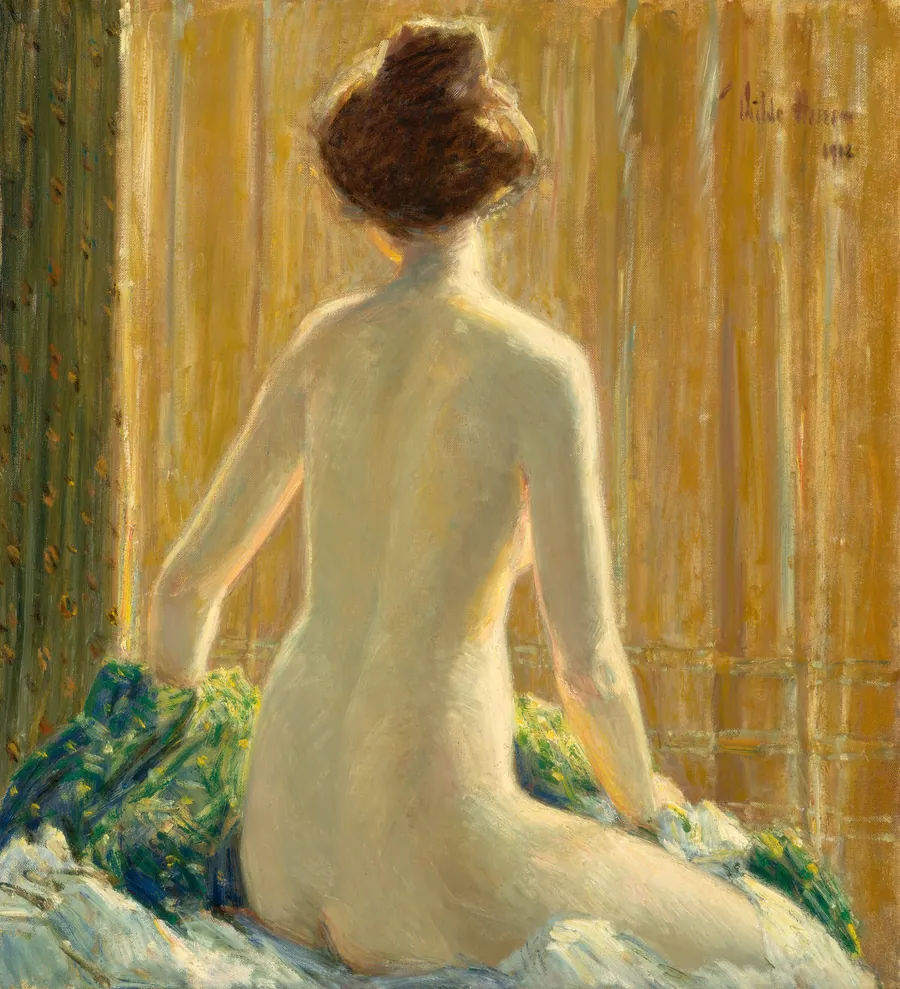 Nude Seated by Childe Hassam