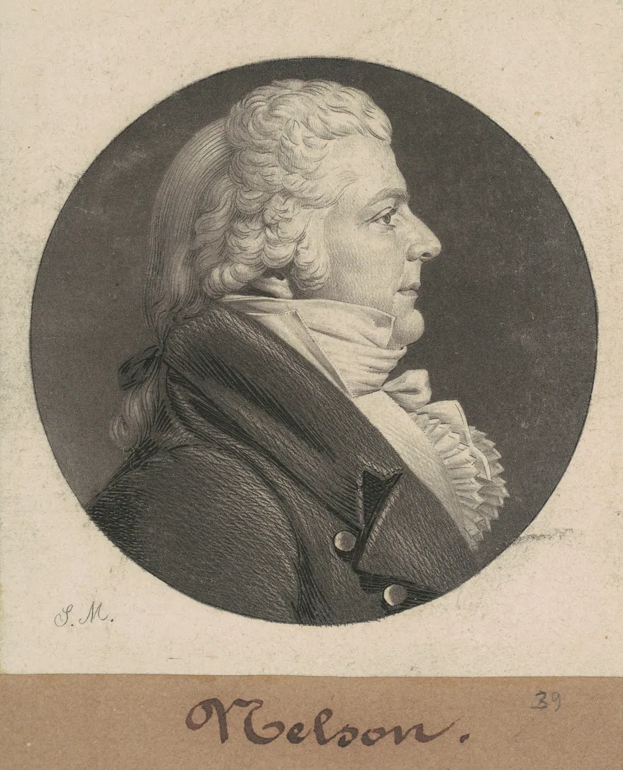 Hugh Nelson by Charles B. J. Févret de Saint-Mémin
