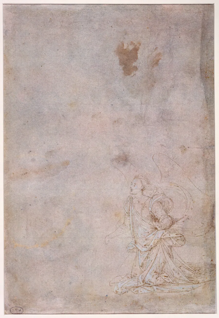 A Kneeling Angel by Fra Bartolommeo