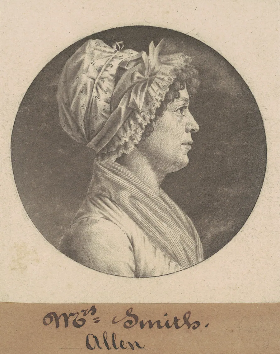 Mrs. Smith by Charles B. J. Févret de Saint-Mémin