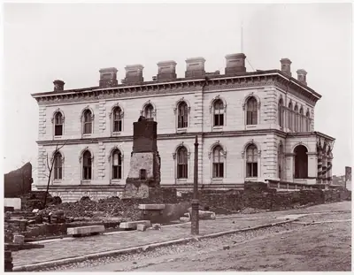Custom House, Richmond, Virginia (after evacuation)
