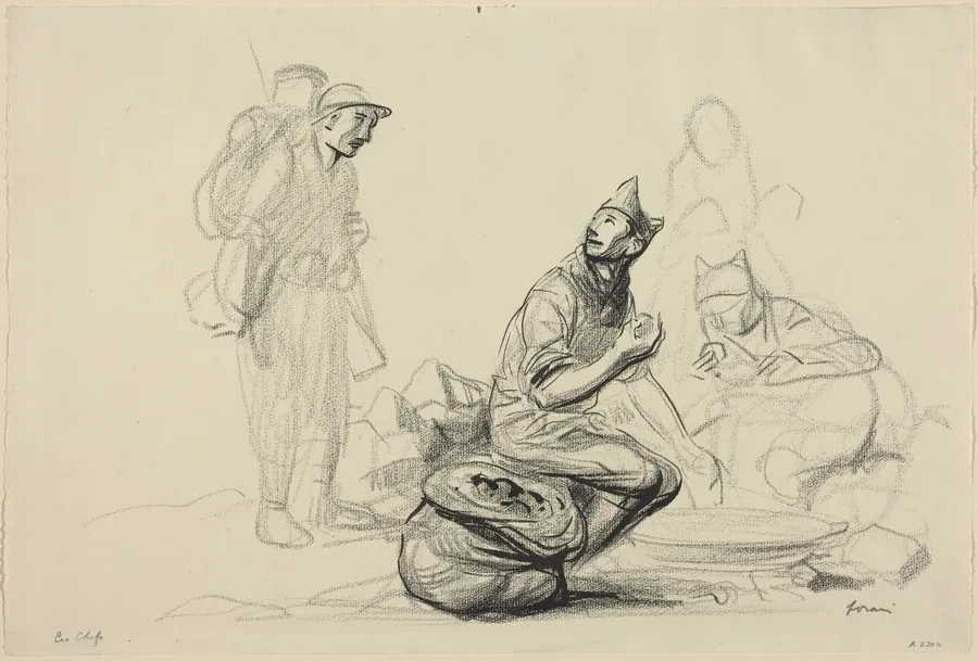 Les chefs (The Chefs) by Jean-Louis Forain
