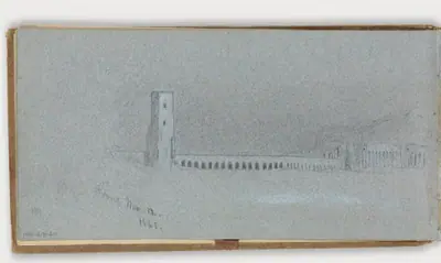 Roman Campagna, Nov. 12, 1868 (verso, from sketchbook)