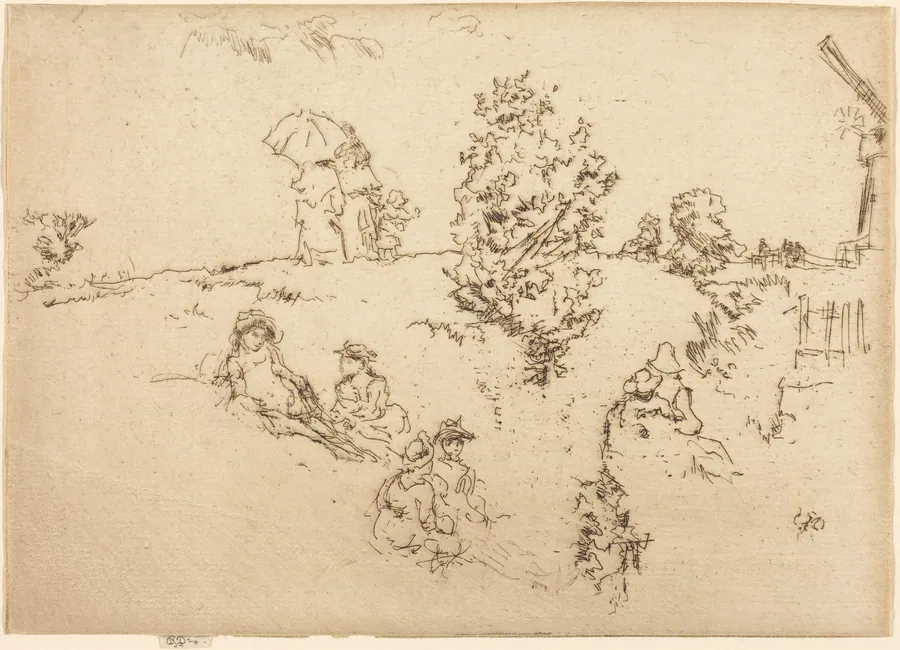 Ramparts, Sandwich by James McNeill Whistler