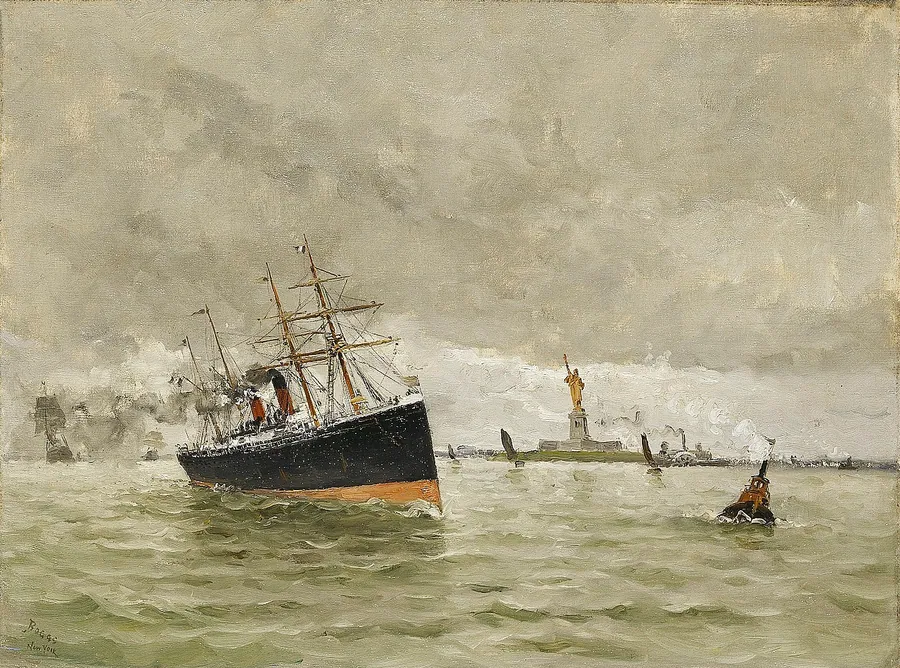 New York: Entering the Harbor by Frank Myers Boggs, French, b. Springfield, Ohio, 1855–1926