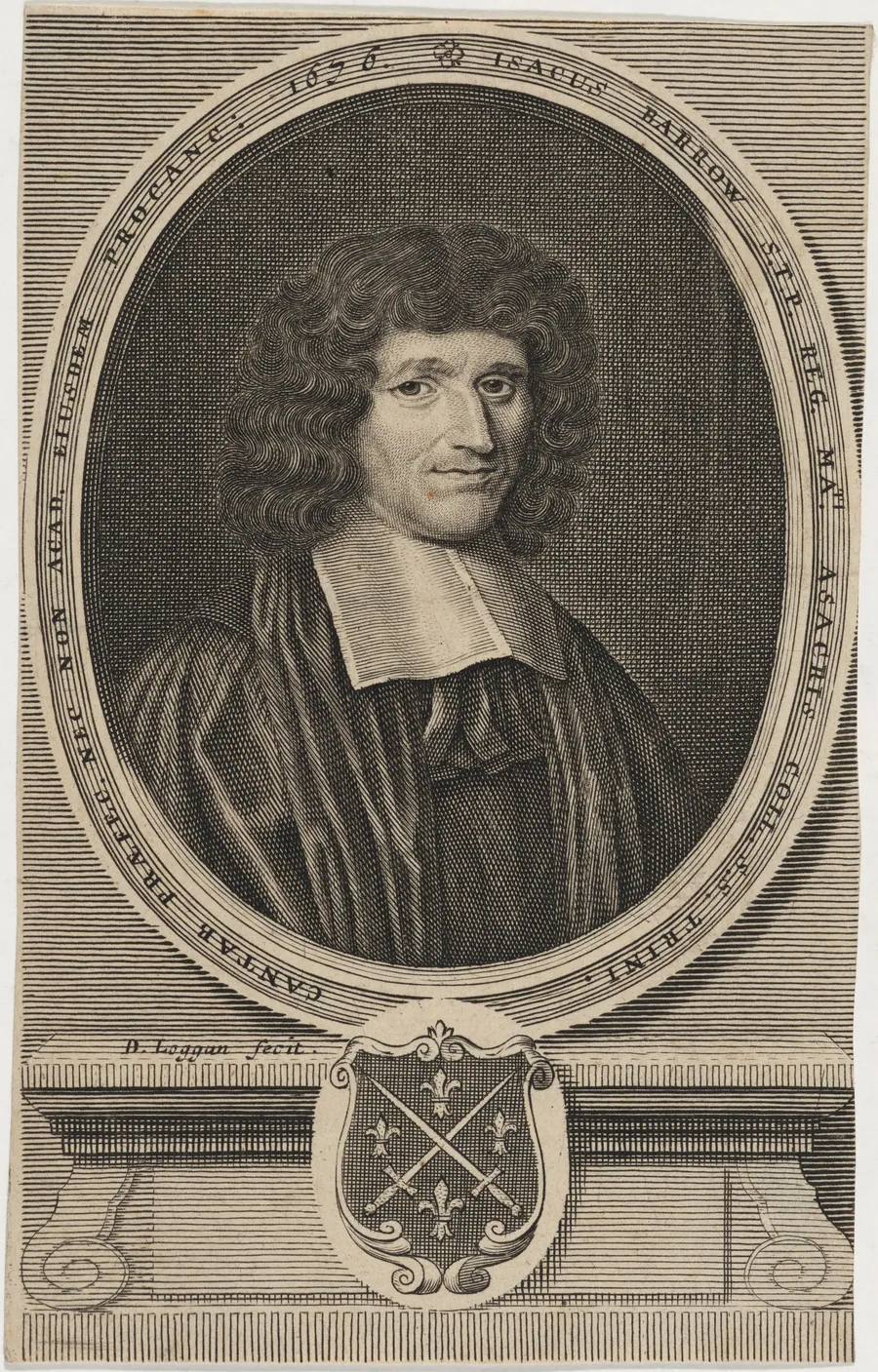 Isaac Barrow, D.D., Divine and Mathematician by David Loggan