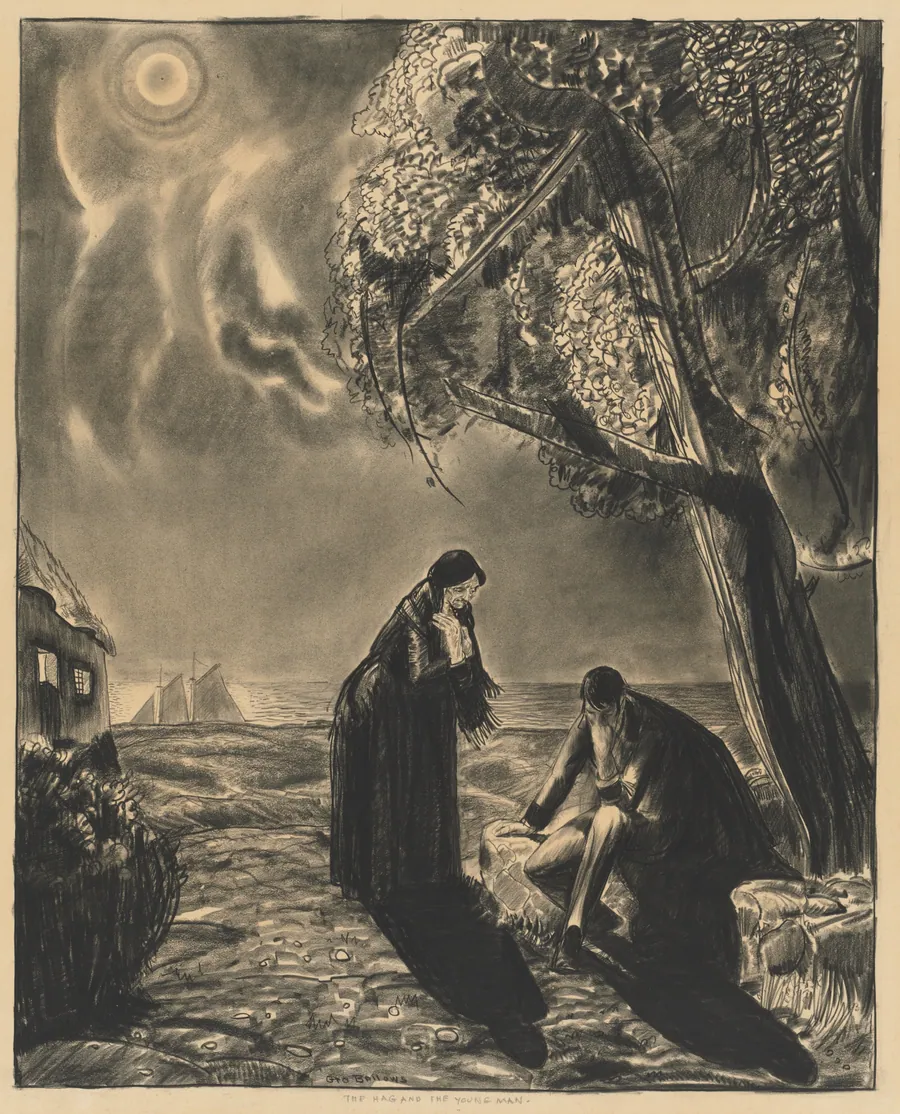 The Hag and the Young Man by George Bellows
