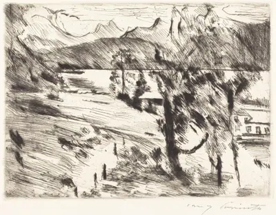 Walchensee landschaft (Walchensee Landscape)