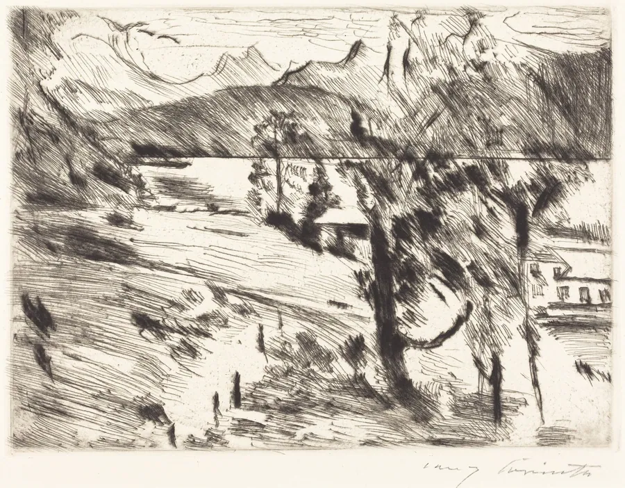 Walchensee landschaft (Walchensee Landscape) by Lovis Corinth