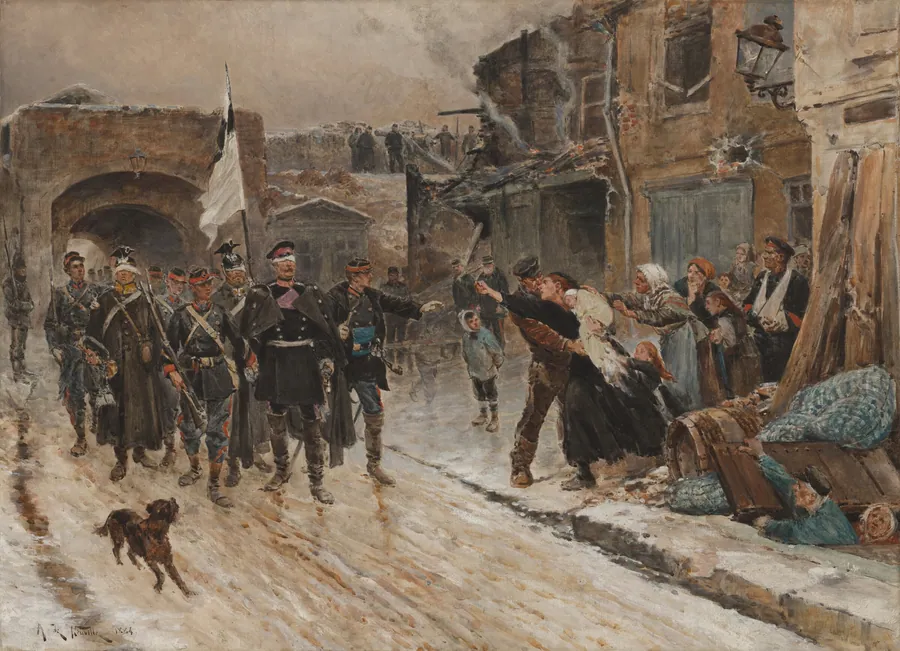 The Flag of Truce by Alphonse de Neuville